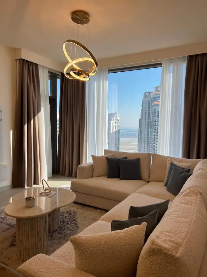 Luxury 2Br Dubai Creek Harbour With Amazing Burj View Apartment 0*,