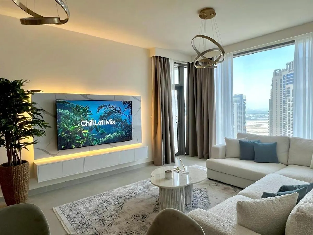 Luxury 2Br Dubai Creek Harbour With Amazing Burj View Apartment